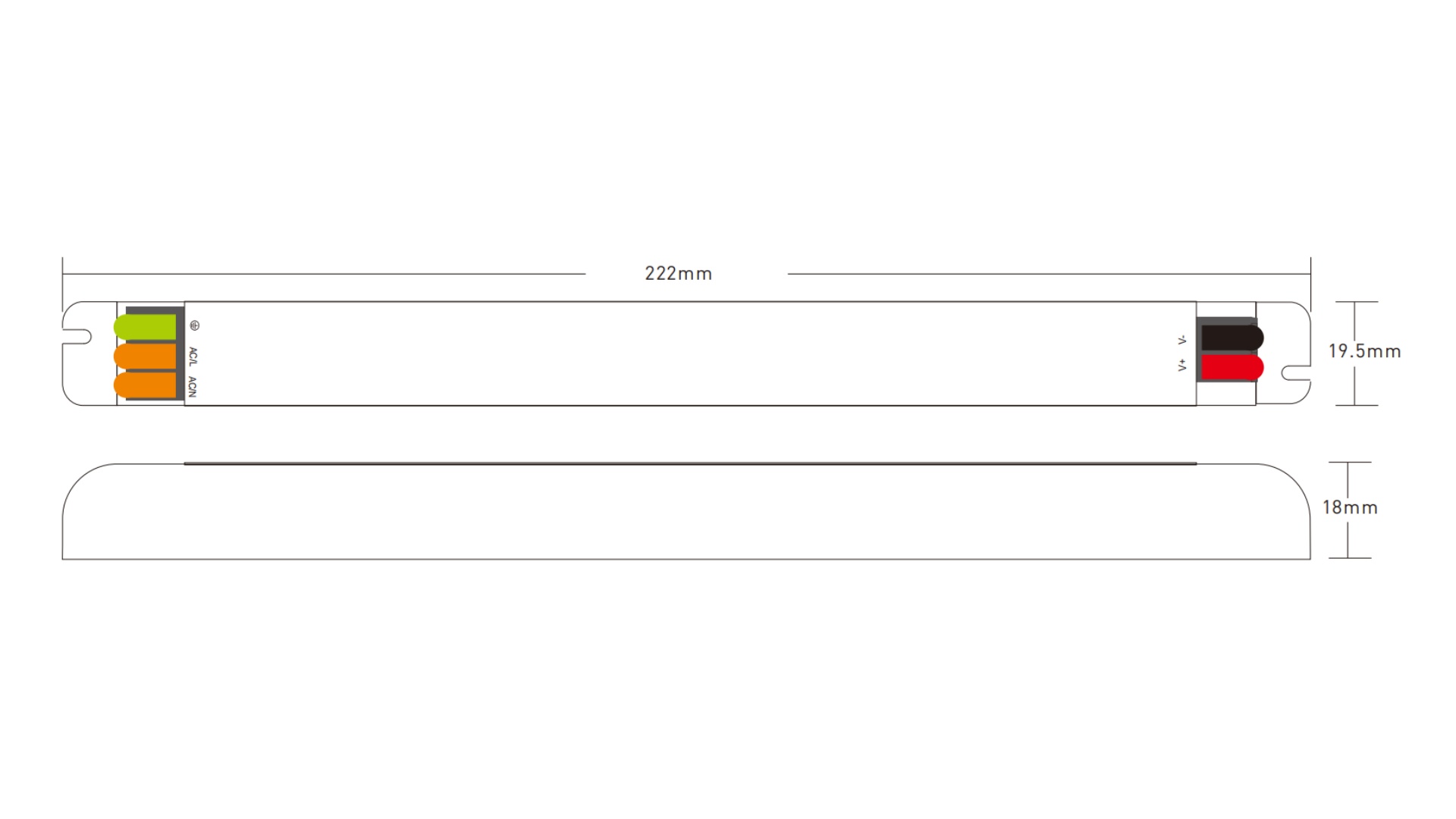 Univerzální ultratenký LED zdroj SLIM - řada "H", 24V | 60W | 2,5A | IP20, 5 let záruka